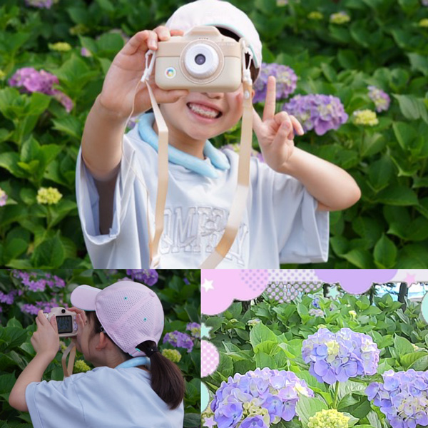 小学校中学年以上の子どもがピントキッズを持っている様子
